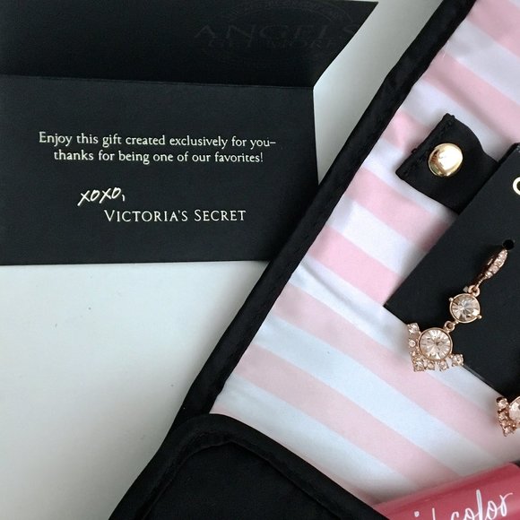 RARE Victorias Secret Jewelry Make Up Satin Travel Bag NWT - Picture 6 of 14